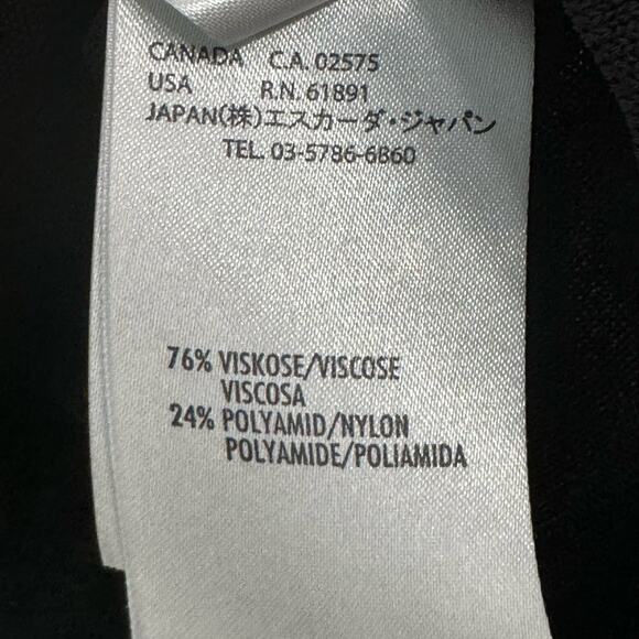 Escada Top Womens EU 36 Black Sheer Scoop Neck Knit Tank Blouse Sleeveless Basic - Picture 7 of 8